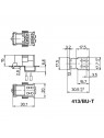 A105600413BUT Douille GR10Q 4 PINS