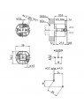 A1056001422D1 Douille G24D1- GX24D1 à visser en ligne - 140°C