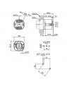 A1056001422Q1 Douille G24Q1- GX24Q1 à visser en ligne