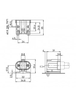 A1056000403VL Douille G23 à visser
