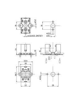 A10560000190V Douille 2GX13 pour circline