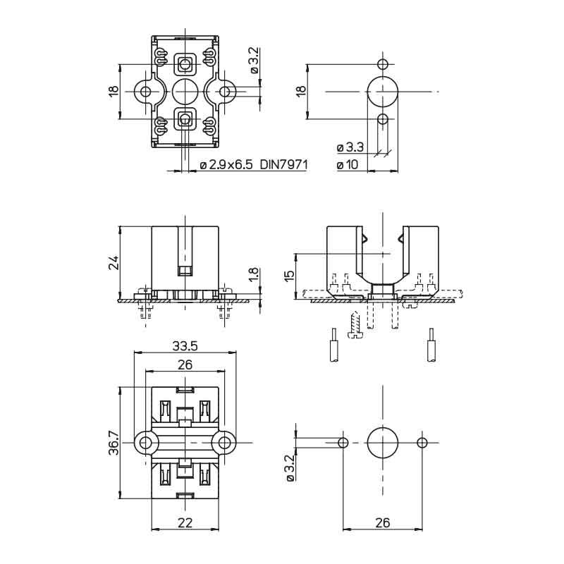 A10560000190V Douille 2GX13 pour circline