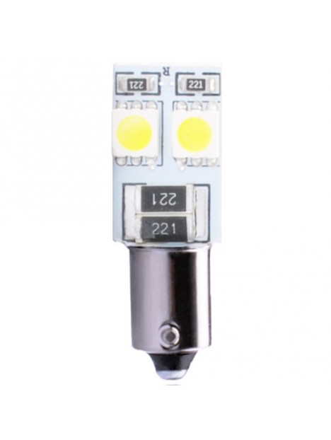 6048000509550 LED L314 BA9s 4xSMD5050 CANBUS 12V Blanc (Polarisée)