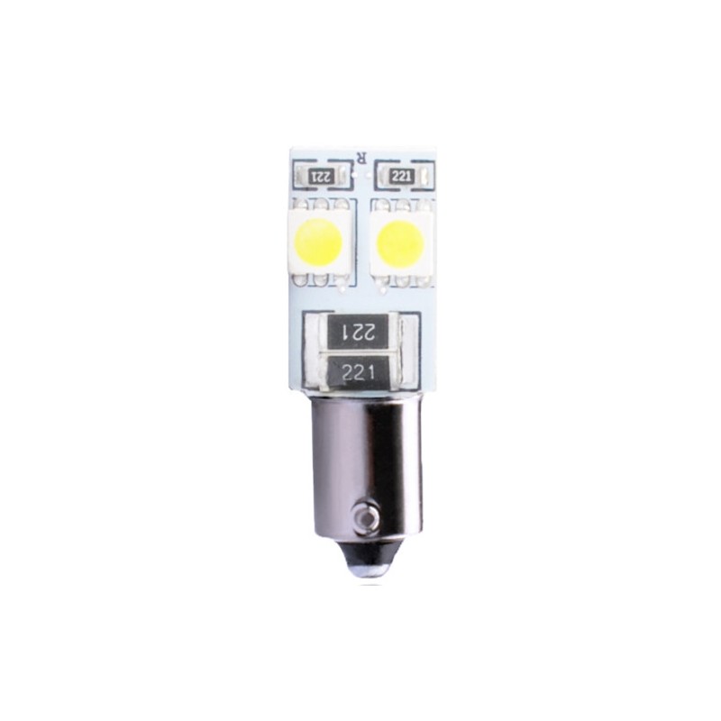 6048000509550 LED L314 BA9s 4xSMD5050 CANBUS 12V Blanc (Polarisée)