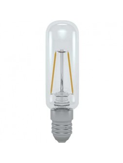 6042400985597 E14 Tube claire LED effet filament 4W 2700K 230v