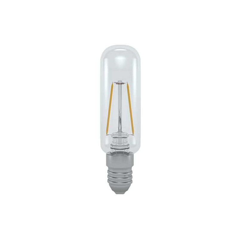 6042400985597 E14 Tube claire LED effet filament 4W 2700K 230v