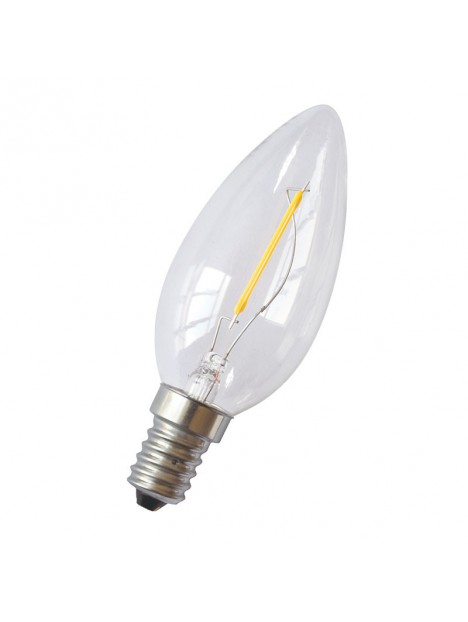 Ampoule LED Flamme torsadée Satinée 2W E14 - Girard Sudron