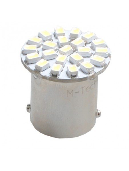 6048000511225 LED L051 BA15s 12V Blanc (Polarisée)