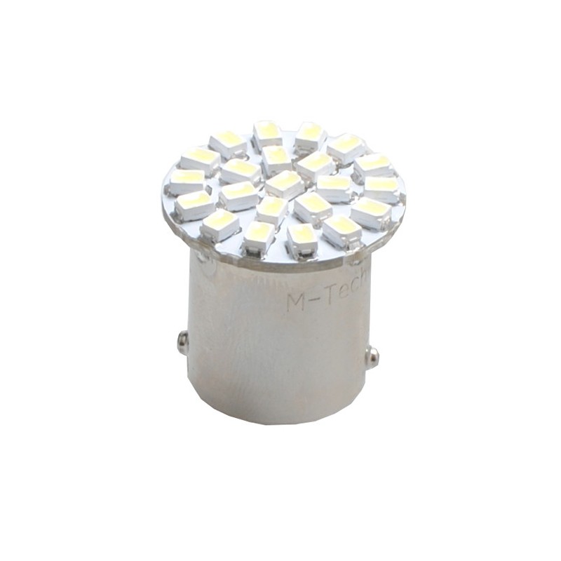 6048000511225 LED L051 BA15s 12V Blanc (Polarisée)