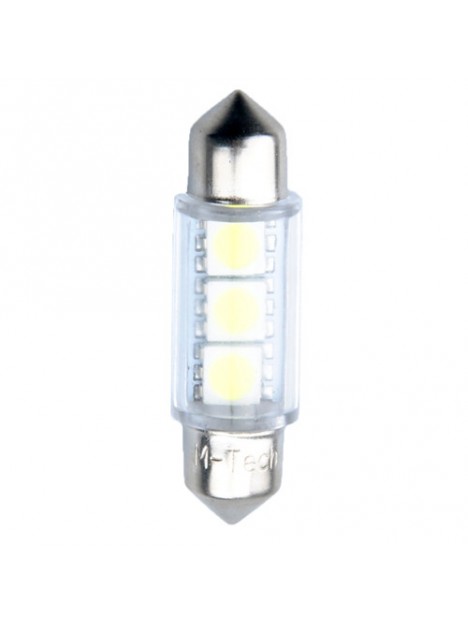 LED L073 C5W 36mm 3xSMD5050 12V Blanc