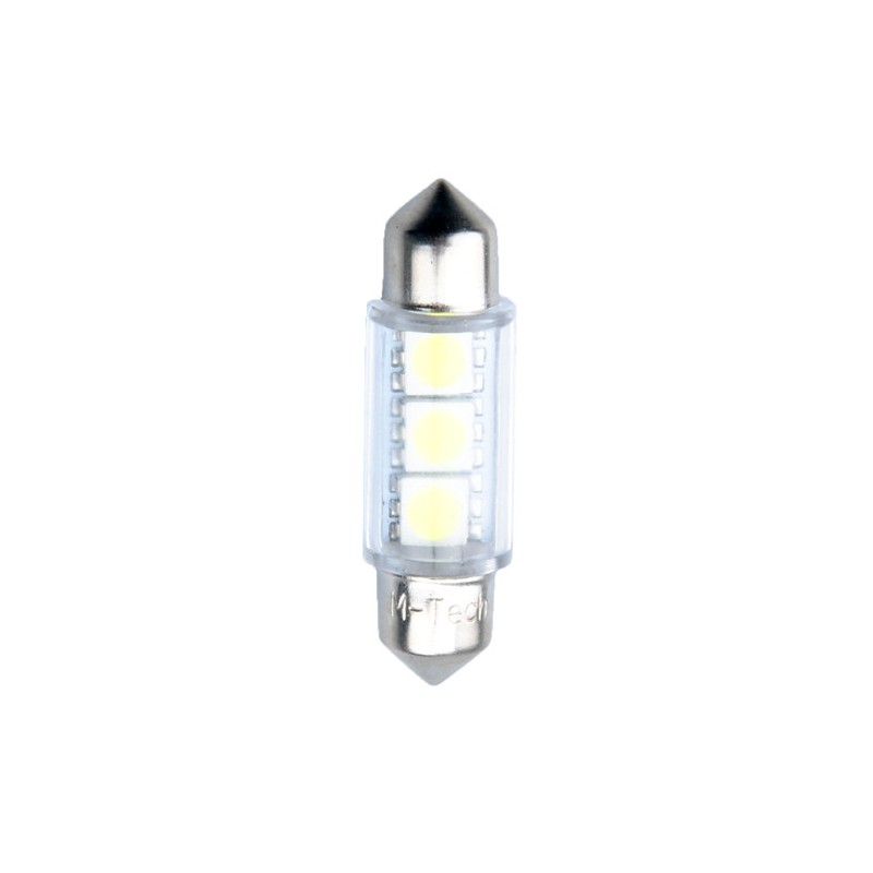 LED L073 C5W 36mm 3xSMD5050 12V Blanc