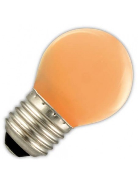 6022400986082 E27 Sphérique led 0.9w Orange 220-240v LAES