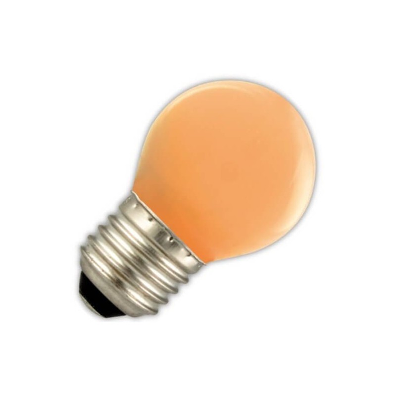 6022400986082 E27 Sphérique led 0.9w Orange 220-240v LAES