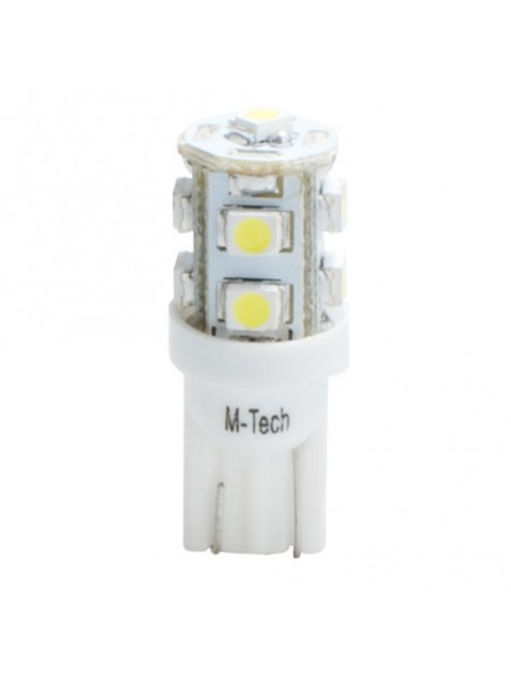 6618000501714 LED L054 W5W 5xSMD5050 12V Blanc (Polarisée)