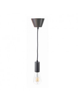 P092400987690 Suspension E27 Gris Graphite LAES (sans ampoule)