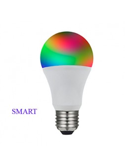 E27 Ampoule led standard A60 LED 9w 2700 Ã  6500K + RGB 230v SMART LAES