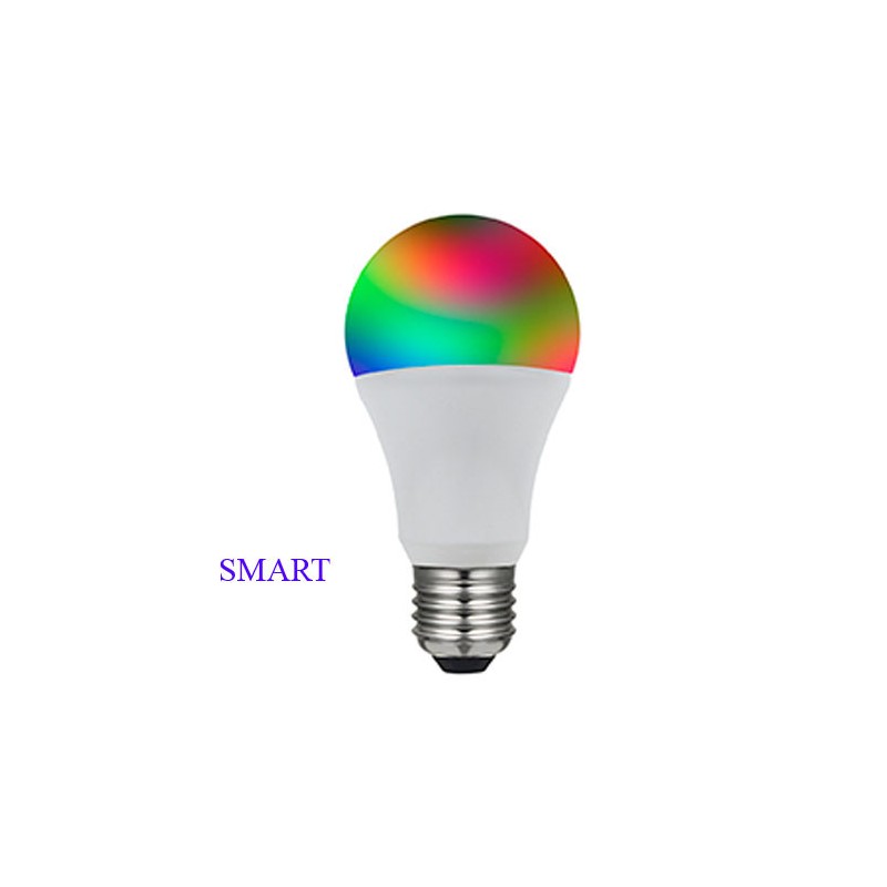 6012400988581 E27 Ampoule led standard A60 LED 9w 2700 Ã  6500K + RGB 230v SMART LAES