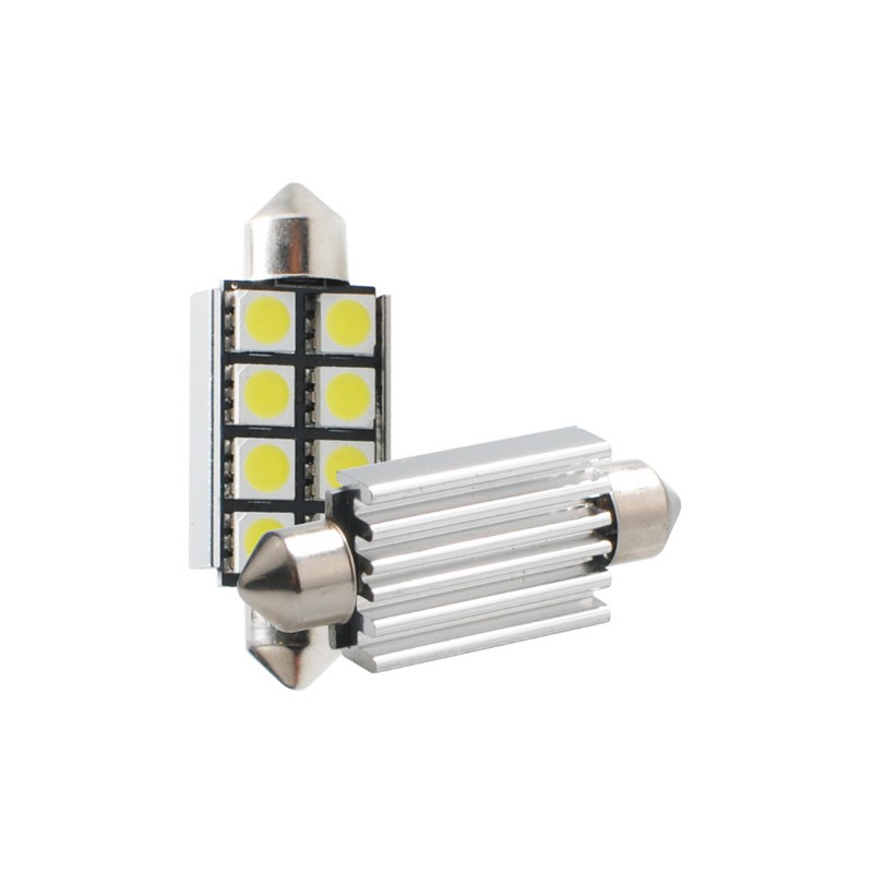 6468000502407 LED L309 C5W 41mm 8xSMD5050 CANBUS 12V Blanc (Polarisée)