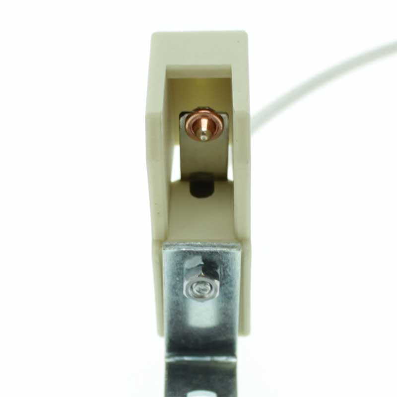 M105141055 Douille R7S 78mm 6A 250v 350°C Equerre Acier avec câble 25cm SQ70