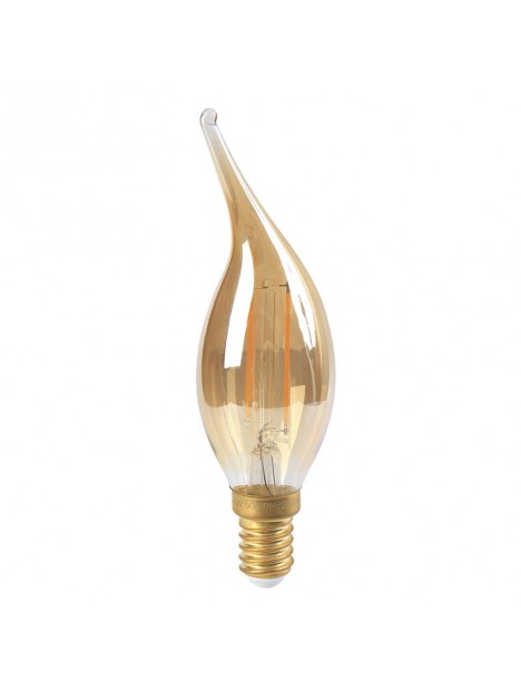 6031900713172 E14 Flamme LED Ambre Coup de Vent 2w 2700K CV4 713172