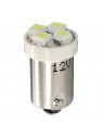 6048000500380 LED L009 BA9s 4xSMD3528 12V Blanc