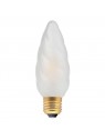 Ampoule LED Flamme torsadée F15 Satinée 4W B22 - Girard Sudron