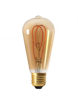 6011900166032 E27 Poirette ST64 Ambre LED 5W 2000K Edison Loops Girard Sudron