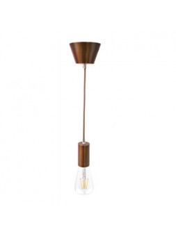 P092400987706 Suspension E27 Aluminium Cuivre LAES (sans ampoule)