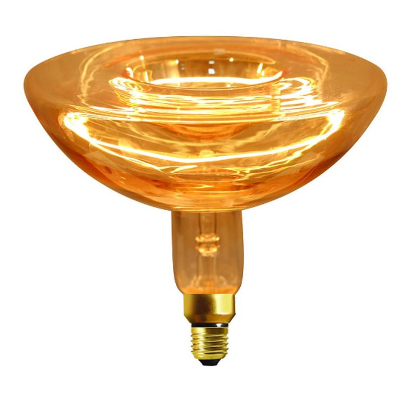 6601900717000 E27 Big Bulb RING Ambre Edison Filament 4w 2000K 717000 Fabrice Peltier