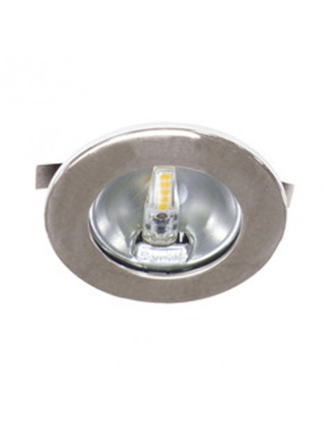 M060700507727 Spot encastre LED Fixe 12v 1,8w Chromé S1200 avec lampe M060700507727 Spot encastre LED Fixe 12v 1,8w Chromé S1200 avec lampe