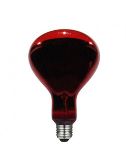 1262400653496 E27 Réflecteur R125 230V 240V 200w IR Rubifiée LAES