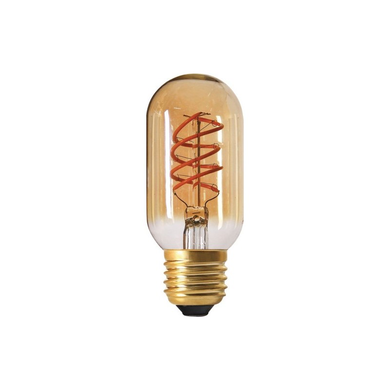 6041900166292 E27 Tube Ambre LED 4W 2000K T45 Twisted Girard Sudron