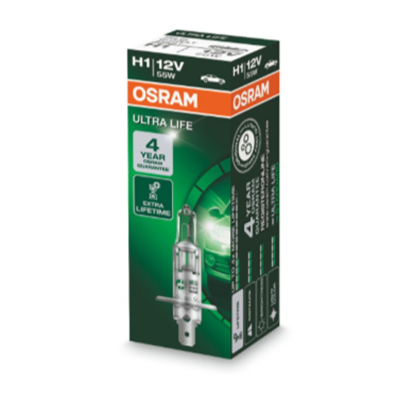 8040200416209 OSRAM ULTRA LIFE H1 12V 55W