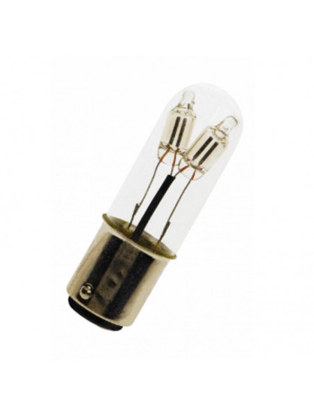130042 BA15D Tube Néon 16X54 220V Verre Claire 2,5mA