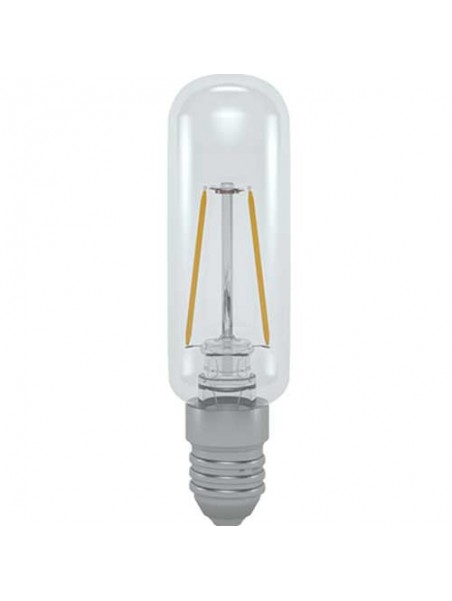 6040500376485 E14 Tube claire LED effet filament 2W 2700K 230v