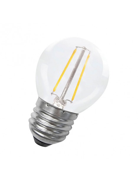 6020500353806 E27 Sphérique led effet filament 3w Claire 230v