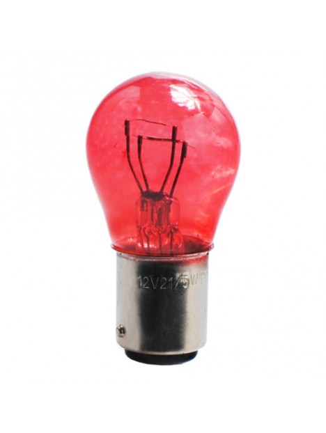 BAY15D lampe 21 / 5W 12V Rouge M-Tech