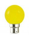 6020500340479 B22 LED Sphérique 1w Jaune 230v