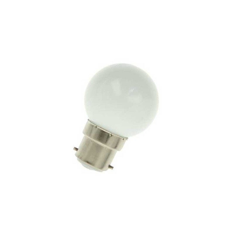 6020500340455 B22 LED Sphérique 1w 2800K 230v