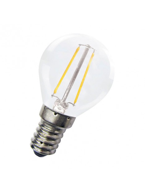 6022400987003 E14 Sphérique led effet filament 4w Claire 230v LAES