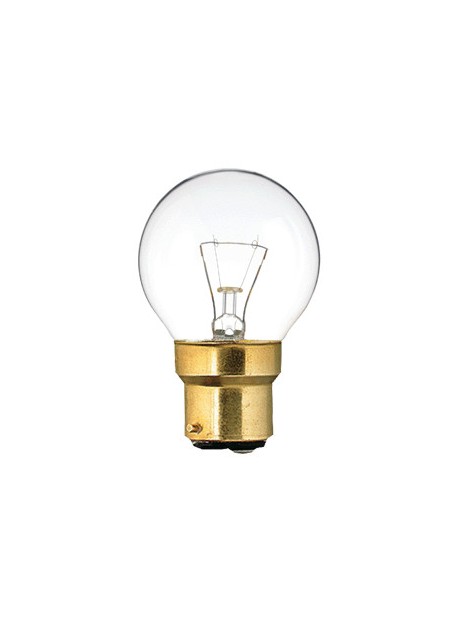 Lot de 5 ampoules led opaque sphérique B22 30 Lm = 4 W, TIBELEC