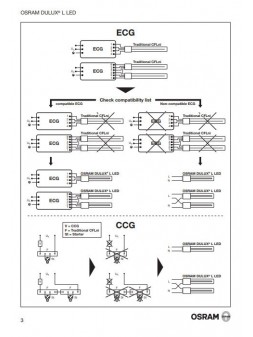6040200135420 2G11 DULUX L LED HF 18w 4000K LEDVANCE