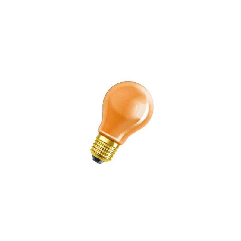 105250 E27 Standard Color 230V 240V Orange 40w