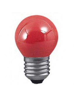 113124 E27 Sphérique Couleur 240V Rouge 15w