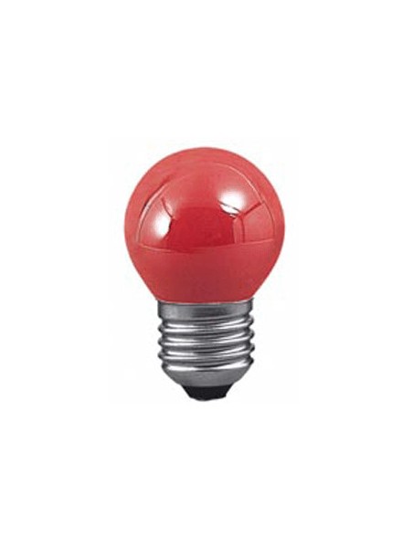 113124 E27 Sphérique Couleur 240V Rouge 15w