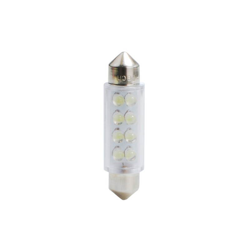 6468000500939 LED L024 C5W 8xFlux 41mm 12V Bleu (Polarisée)