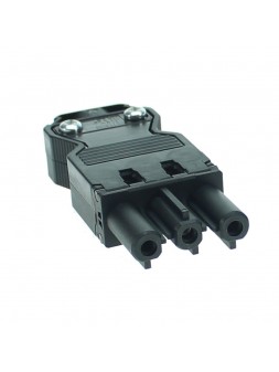 A069909313053 Connecteur GST18 Femelle 3 pôles Noir Wieland