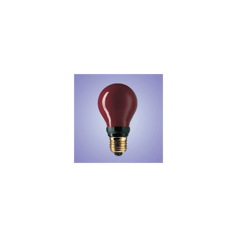 9011300841422 E27 LAMPE INACTINIQUE ROUGE CHAMBRE NOIRE 230V 15W PF712 Dr FISCHER