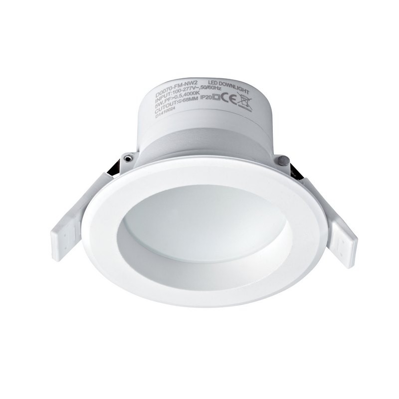 P050700503316 Downlight Blanc Led 7W 3000K Grace IP44 Aric