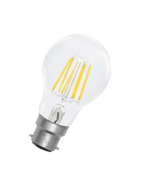 6011900286560 B22 Ampoule led standard Claire LED effet filament 8w 827 230v Girard Sudron
